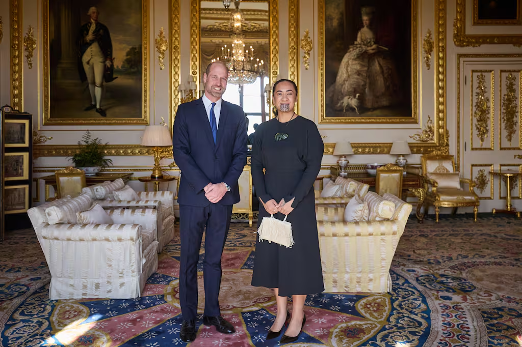 Te Arikinui meets Prince William and King Charles in historic UK royal visit